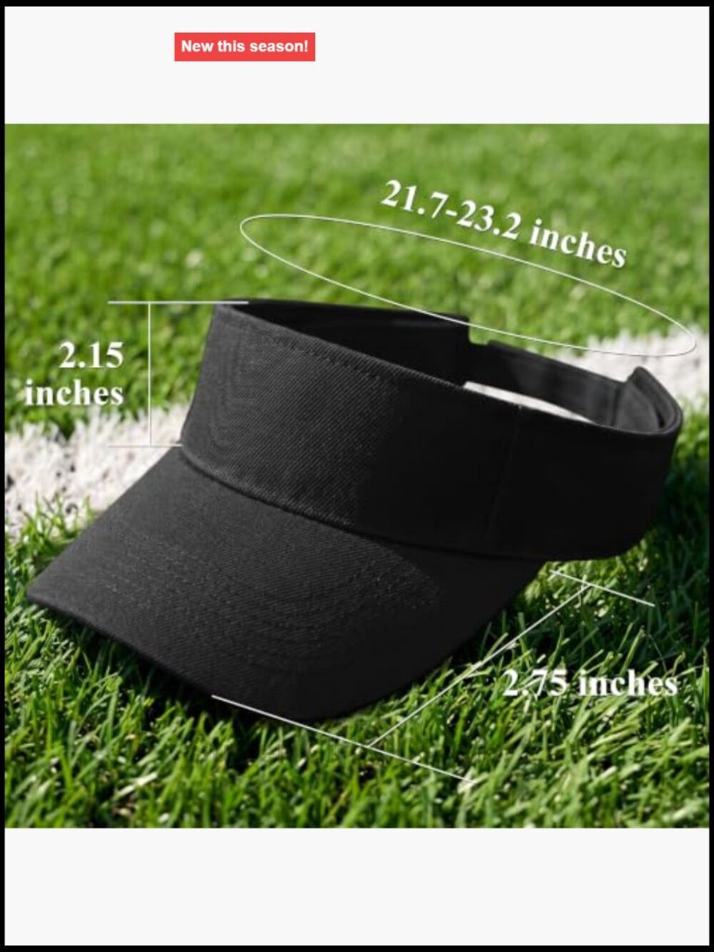 Adjustable Sun Visor Hat for Running and Outdoor Sports - Picture 2 of 7